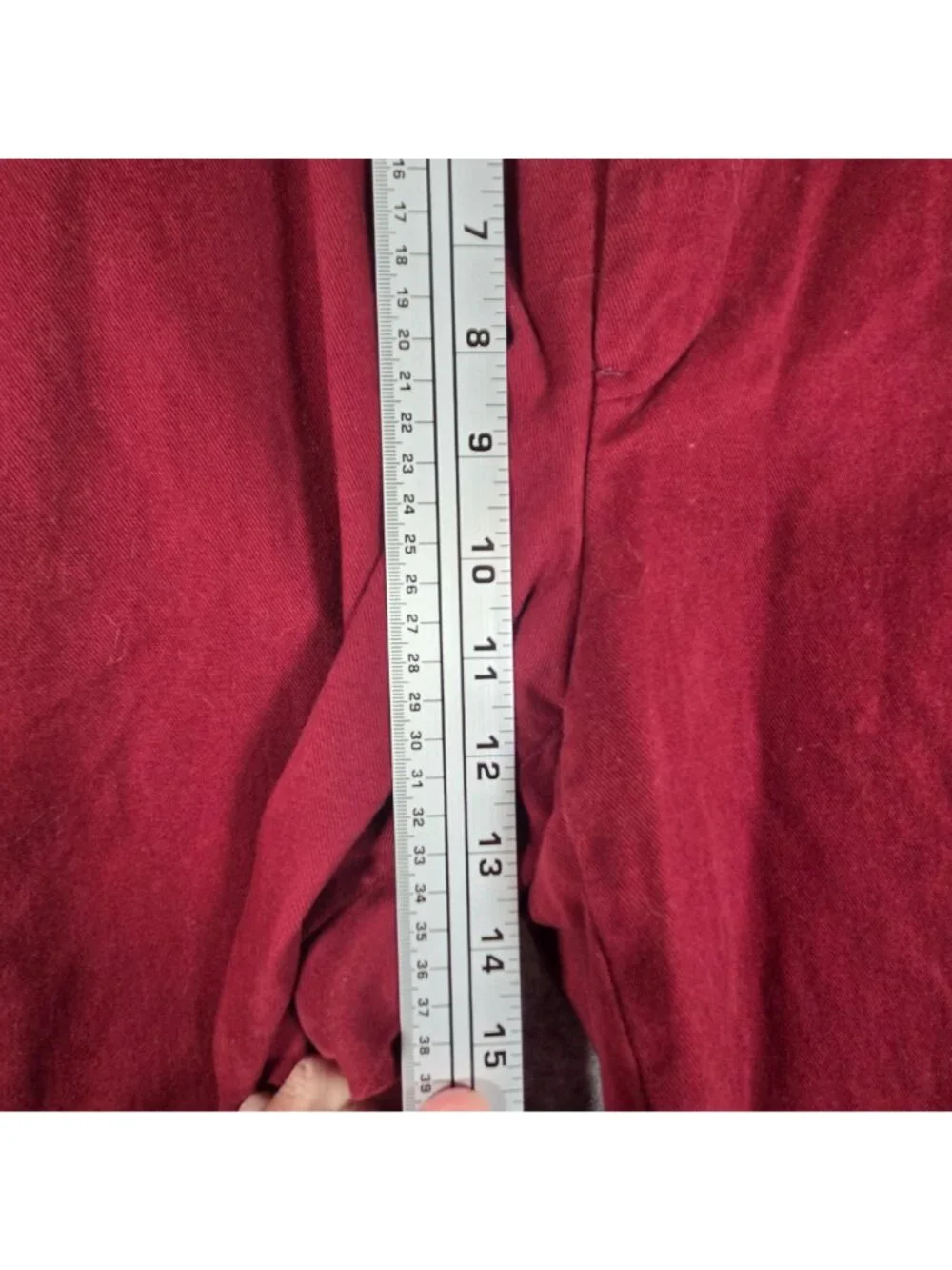 Brooks Brothers Fitzgerald Men’s Straight Leg Pants Maroon Size 40x32 - Picture 5 of 12